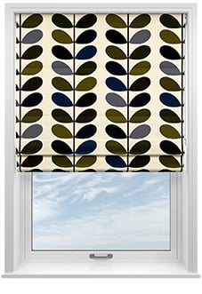 Orla Kiely Multi Stem, Moss - Twist&Fit Roman Blind